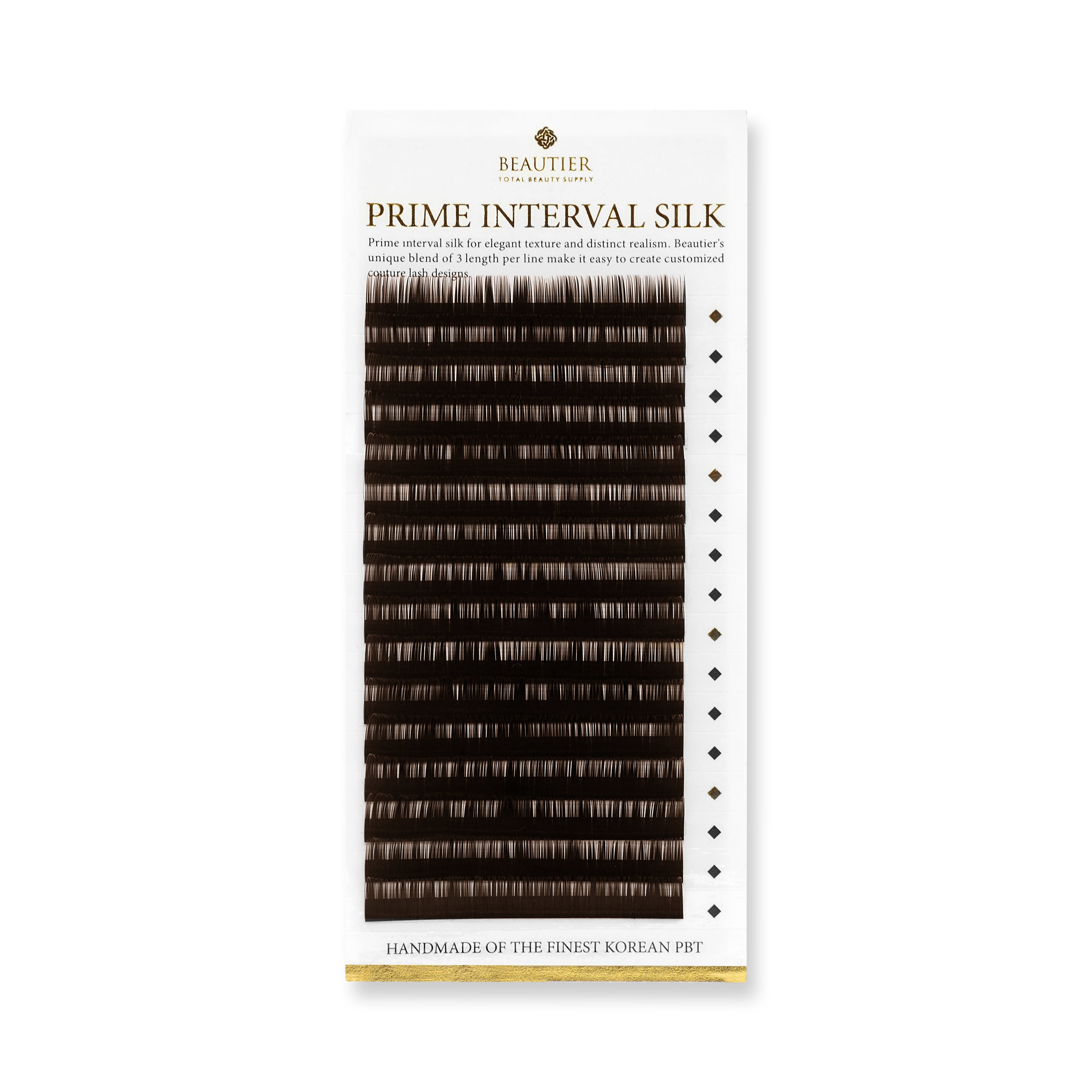 PRIME INTERVAL SILK - DARK BROWN - beautierlash